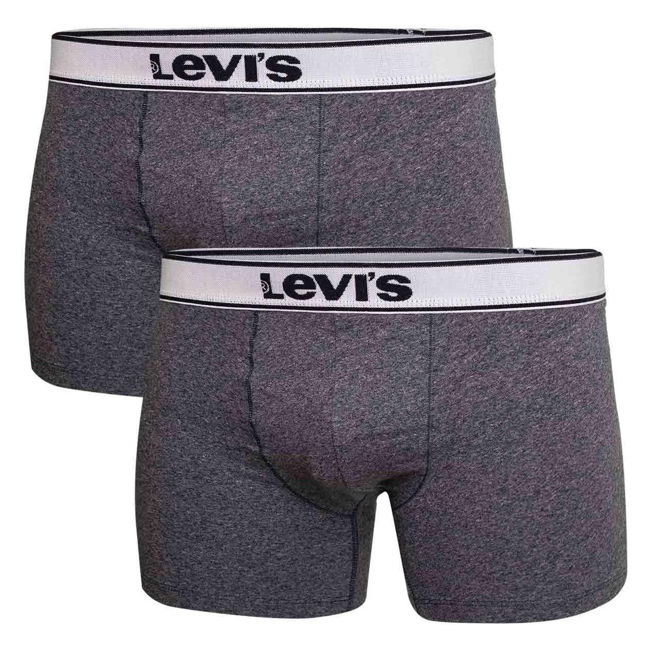 Levis, Mannen, Onderbroek, Boxer 2 Paar Slips 37149-0398 Grijs M, Grijs, (56, 58)