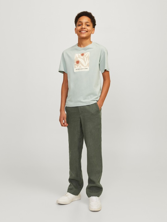 Actual product image Jack & Jones Jpstkarl Jjlawrence Linen Chino Sn Jnr (146)