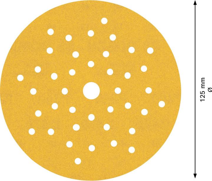 Produktbild Bosch Professional Zubehör EXPERT C470 Schleifpapier Mehrloch für Exzenterschleifer, 125 mm, G 240, 5-tlg. (240)