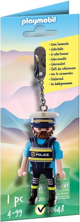 Produktbild Playmobil Schlüsselanhänger Polizist (70648, Playmobil City Action)