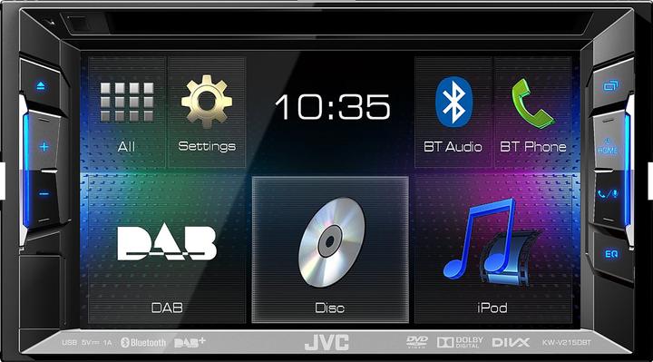 JVC KW-V215DBT inkl. DAB-Antenne