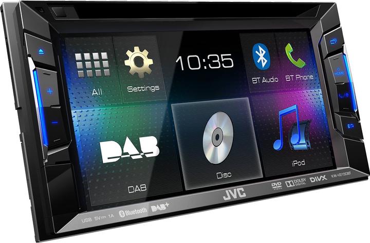 Produktbild JVC KW-V215DBT inkl. DAB-Antenne