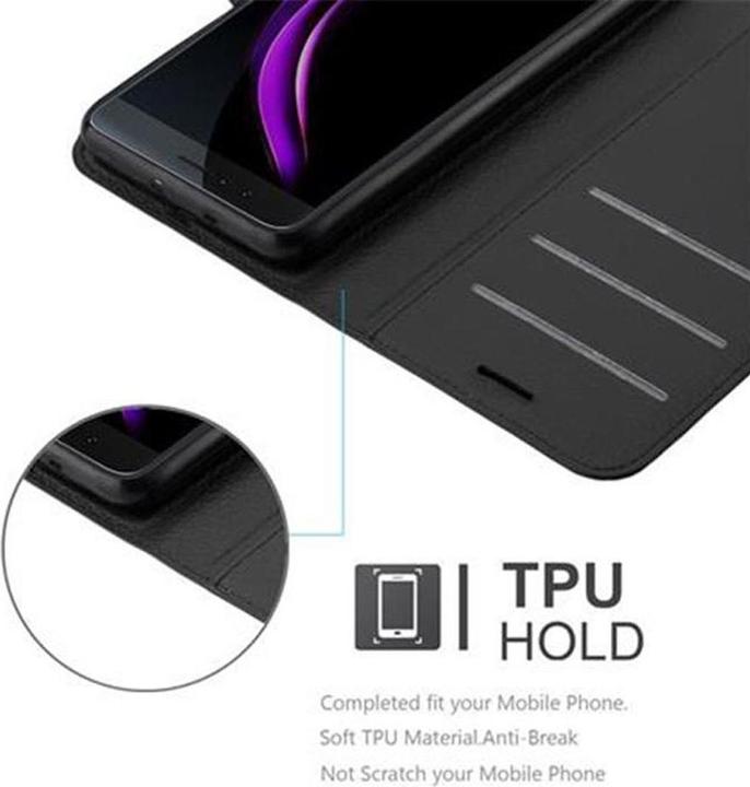 Actual product image Cadorabo Book with stand function cover (Honor 8)