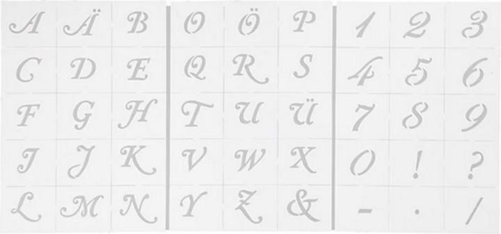 Actual product image Creativ Company Letters&Numbers (15 cm)
