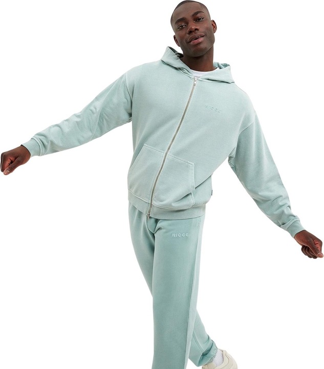 Produktbild Nicce kapuzenpullover mit reissverchlu garment dye (S)