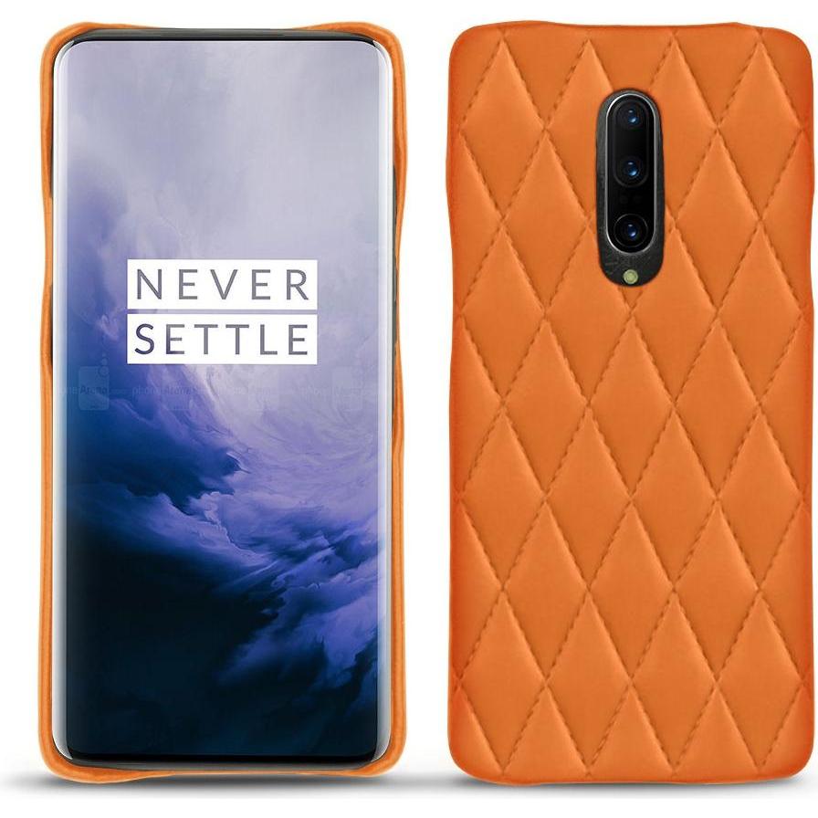 Noreve Lederschutzhülle (OnePlus 7 Pro), Smartphone Hülle, Orange