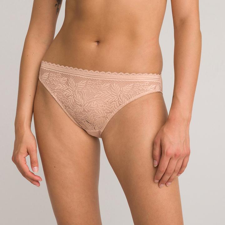 Immagine prodotto La Redoute Collections Slip JEANNE in pizzo e microfibra riciclata (32, 34, Confezione singola)