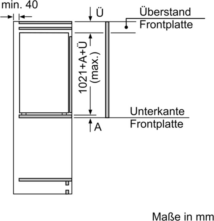 Produktbild Bosch Hausgeräte KIR31VFE0 (165 l)
