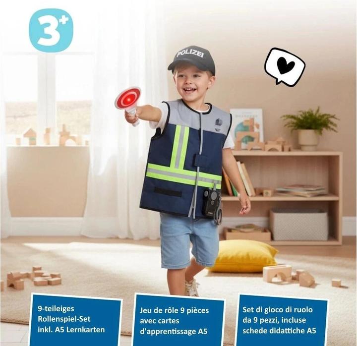Produktbild Alldoro Polizei Rollenspiel-Set (9-Teilig)