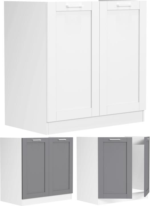 Actual product image VCM Spülenschrank Küche Breite 80 cm Colura (80 x 46 x 82 cm)