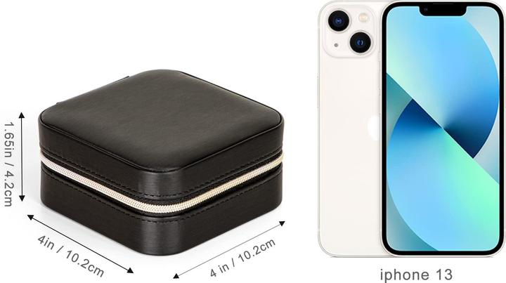 Produktbild Only-Bags.Store Kleines Schmuckkästchen, tragbares Reise-Schmuckkästchen