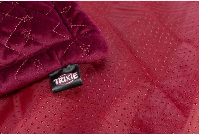 Image du produit Trixie Natalya lying mat, square, 90 × 60 cm, bordeaux (Chien)