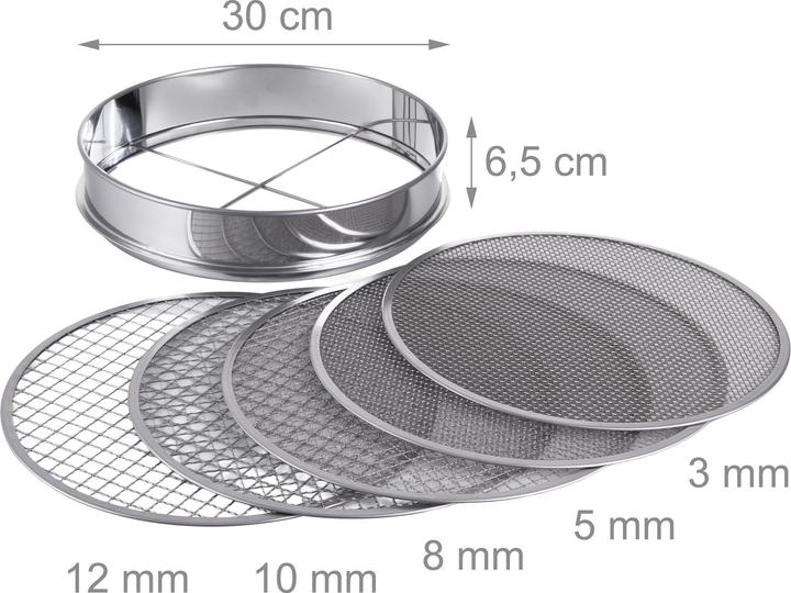 Actual product image Relaxdays soil sieve