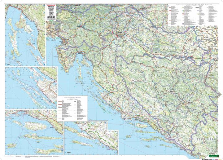 Image du produit Freytag & Berndt Carte routière Croatie. Hrvatska (Croatie). La Croatie. Croatie, la Croatie.