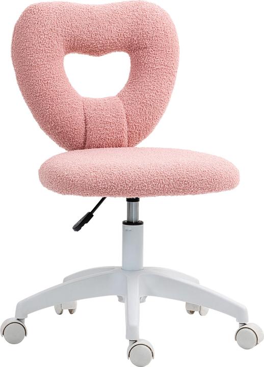 Immagine prodotto Homcom Schreibtischstuhl Polyester Rosa (44 - 54 cm)