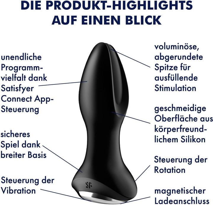 Actual product image Satisfyer Rotator Plug 2+