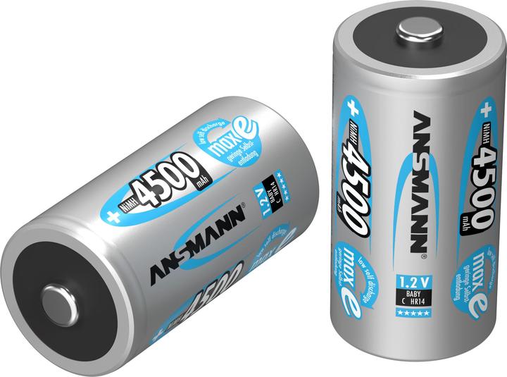 Produktbild Ansmann 1x NiMH-Akku Baby 4500mAh maxE (1 Stk., R14, 4500 mAh)