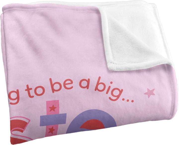 Peppa Pig - Couverture BIG SISTER (152 x 127 cm)