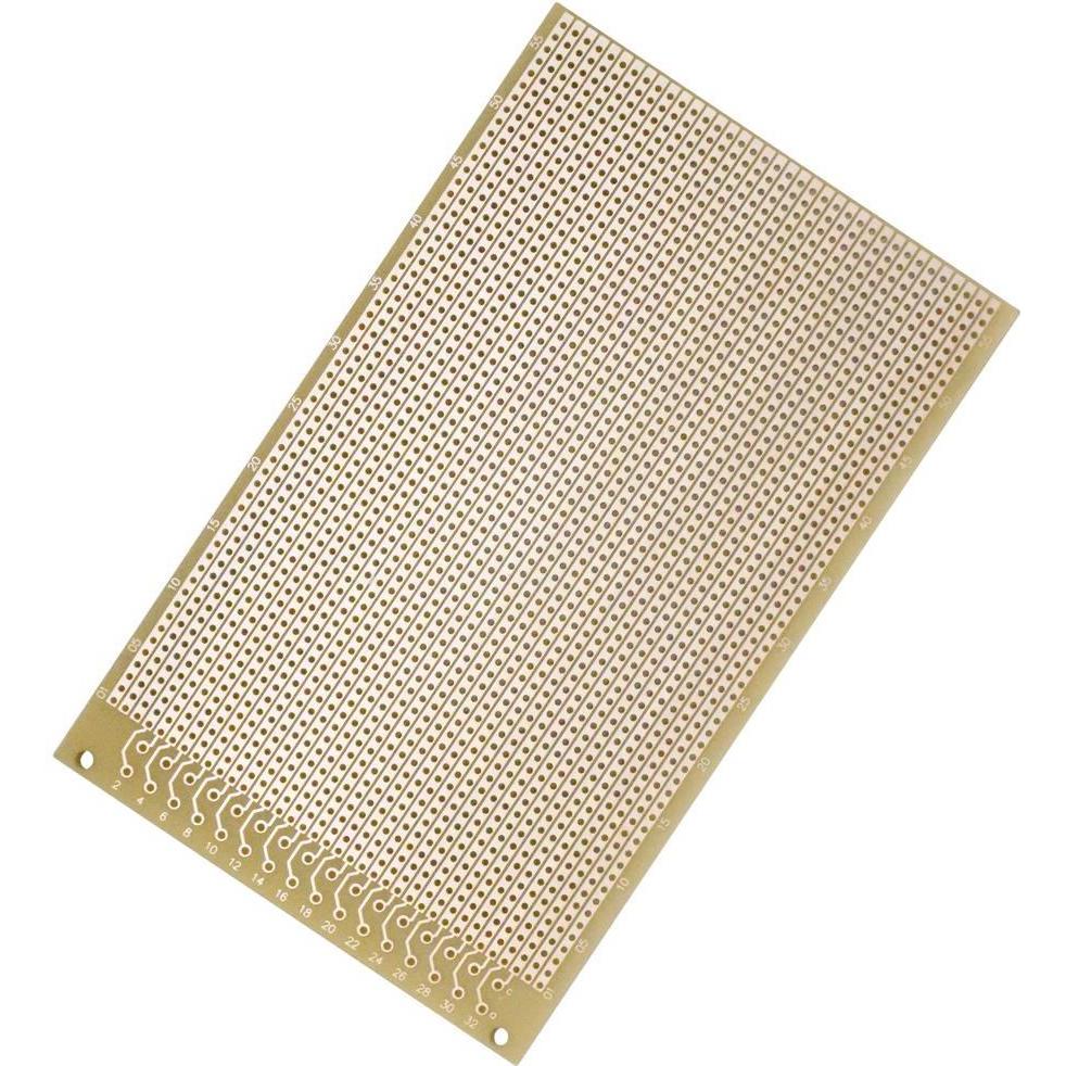 Quadrios 1906SA044 Platine Hartpapier (L x B) 160 mm x 100 mm 35 µm Rastermass 2 (Platine), Elektronikzubehör + Gehäuse