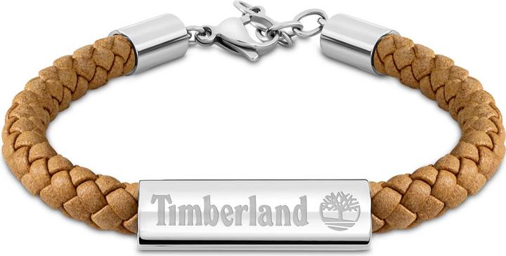 Image du produit Timberland Bracelet Baxter Lake (21 cm, Acier inoxydable, Cuir)