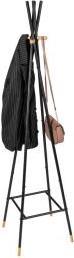 Image du produit Wenko Portemanteau sur pied avec quatre crochets Loft en tube d'acier - noir