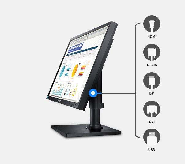 Productafbeelding Samsung Ls22e45kmwv/Nl (1680 x 1050 pixels, 22")