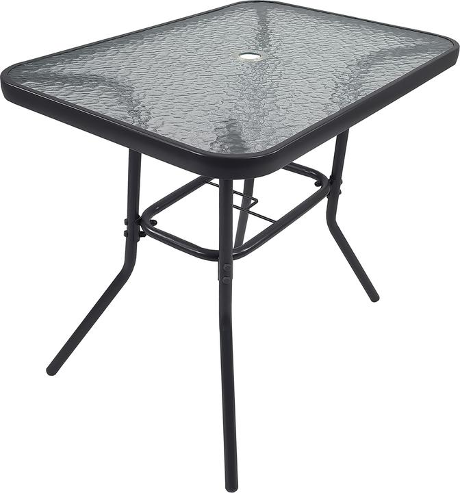 Actual product image VCM Garden furniture garden table 80x55 glass (80 x 55 x 70 cm)