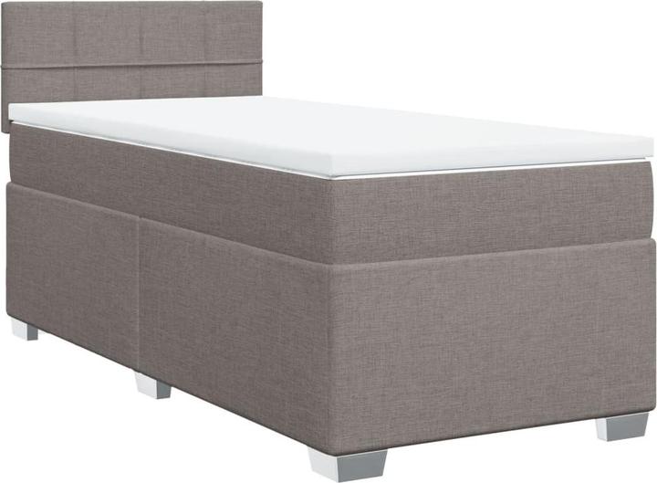 Produktbild VidaXL Bo x springbett mit Matratze 200 x 200 cm Stoff (200 x 200 cm)