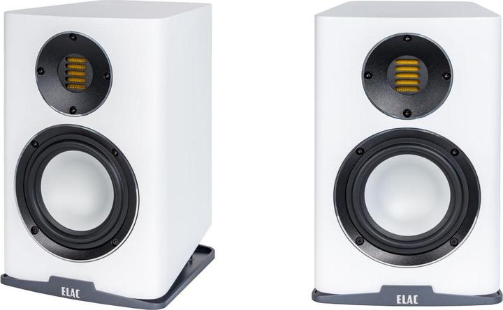 Actual product image ELAC BS 243.4 Carina bookshelf loudspeaker - white silk matt pair (1 pair)