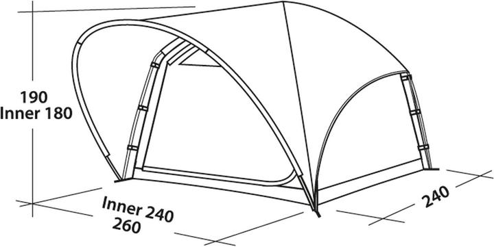 Actual product image Easy Camp Pavonis 400 Tent (Dome tent, 6.40 kg, 4 persons)