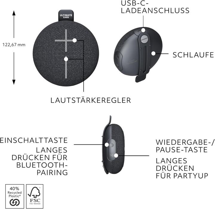 Produktbild UE Miniroll (12 h, Akkubetrieb)