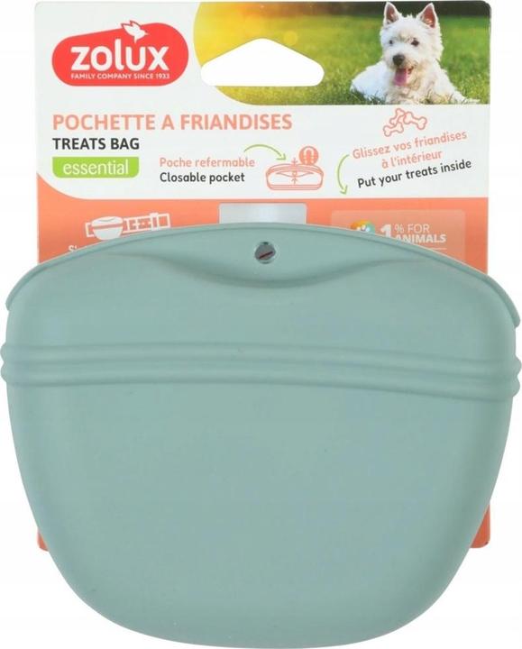 Zolux leckerlibeutel für hund - grün