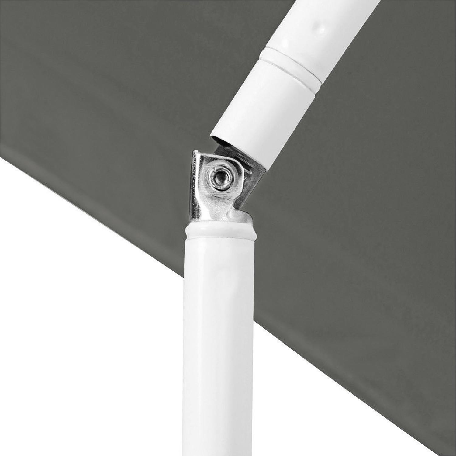 Thumbnail - Mojawo, Sonnenschirm, Sonnenschirm rund Ø2m anthrazit Polyester knickbar UV Schutz (2 m)