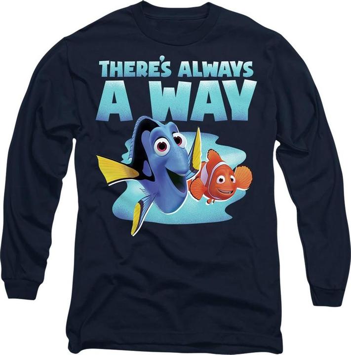 Immagine prodotto Finding Nemo There's Always A Way Maglietta Dory Nemo Adulto Unisex (S)