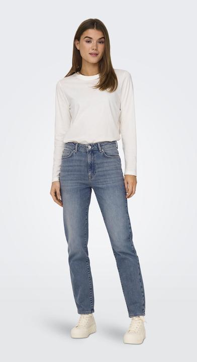 Produktbild Only Gerade geschnitten Hohe Taille Jeans Straight-Fit jeans (W26/L30)