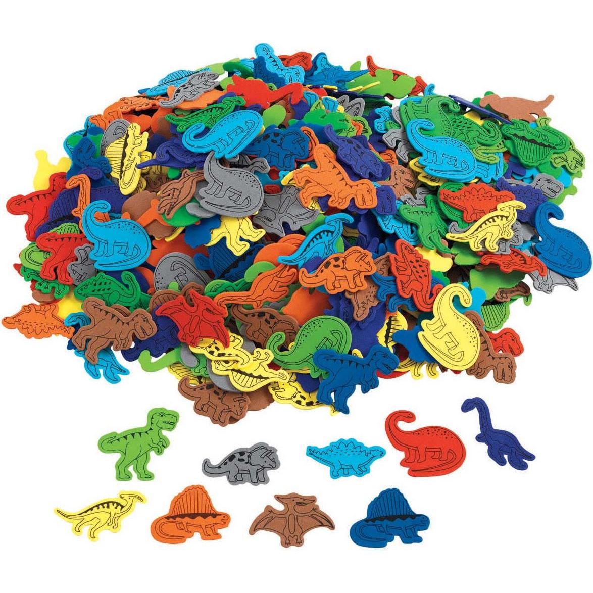 Färbungen - Dinosaurierfiguren Schaumstoff, 500St.