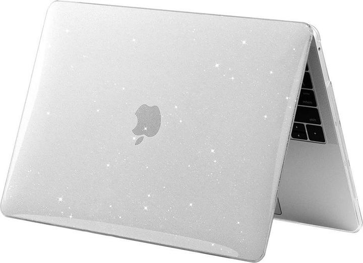 Immagine prodotto Tech-Protect Custodia SmartShell per MacBook Air 13" M2 / M3 / 2022-2024 - trasparente e glitterata (13", Apple)