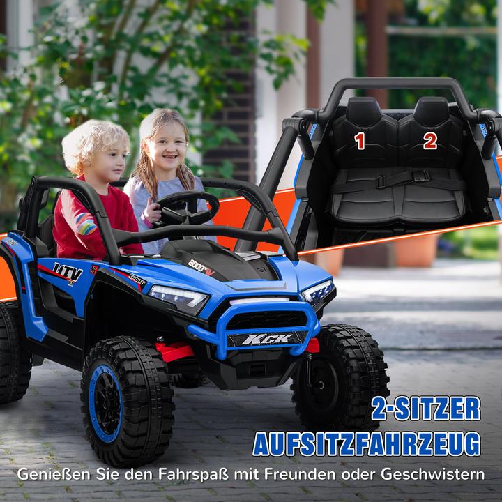 Immagine prodotto Aiyaplay Elektro Kinderauto Kunststoff, Metall Blau (24 V)