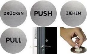 Produktbild Durable PICTO "PUSH" Ø 65 mm 1 ST 490065