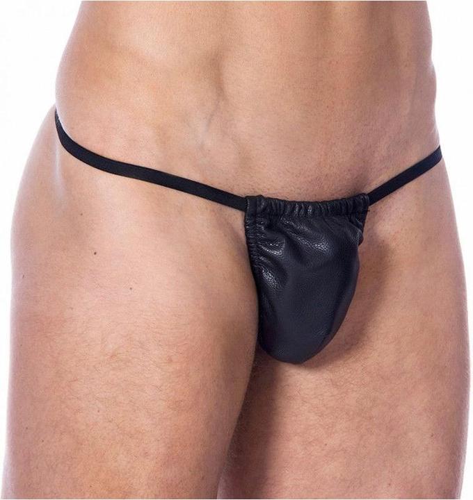 Rimba Erotic Fashion Ra7301 G String Schwarz Leder Einheitsgrösse 1 Pack 1 X 1