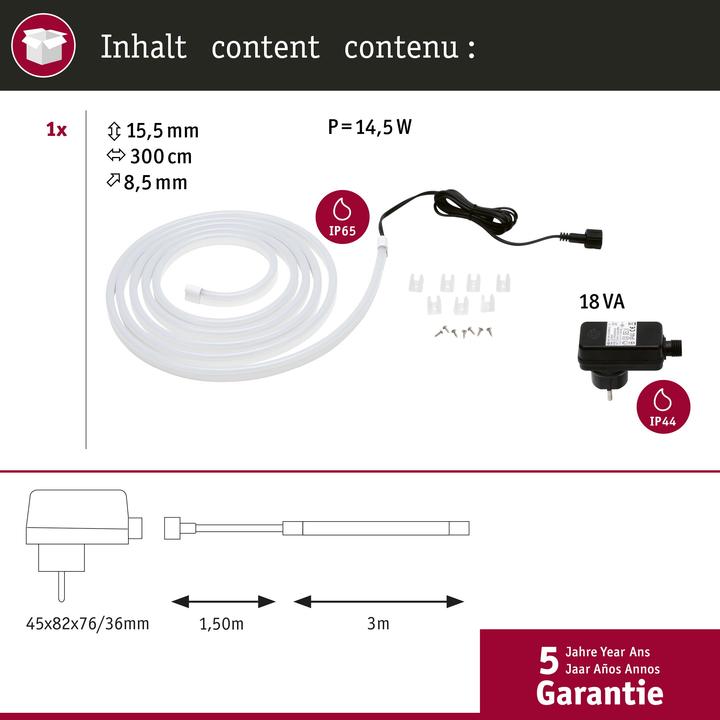 Actual product image Paulmann LED strip (Daylight, 300 cm, Indoor)
