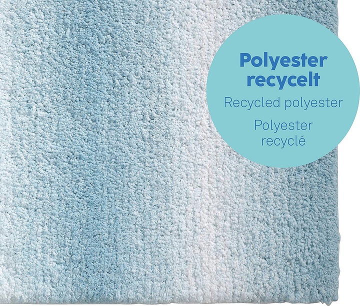 Actual product image Kela Bathmat Ombre freeze blue (100 x 60 cm)