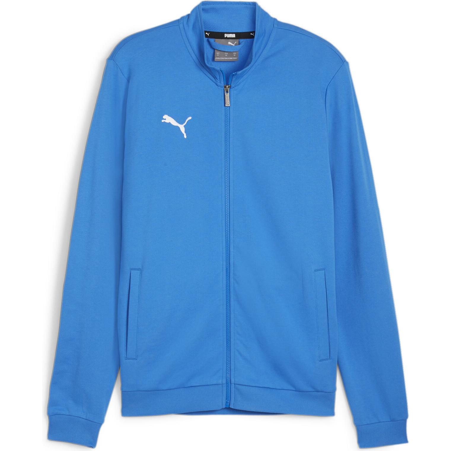 Puma, Herren, Laufjacke, teamGOAL Casual Tracktop (M), Blau, M