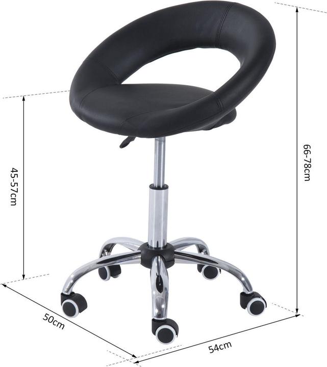 Produktbild Homcom Rollhocker höhenverstellbar (45 - 57 cm)