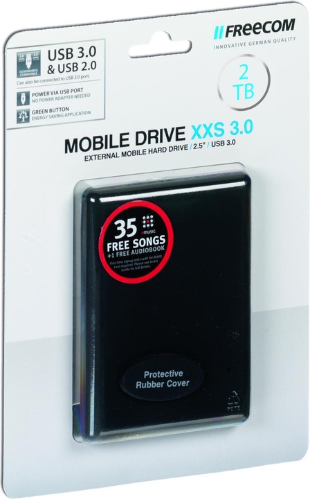Image du produit Freecom Lecteur mobile HD FR XXS 2,5" 2TB USB3 (2 To)