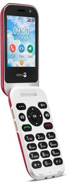 Actual product image Doro 7080 red-white (2.80")