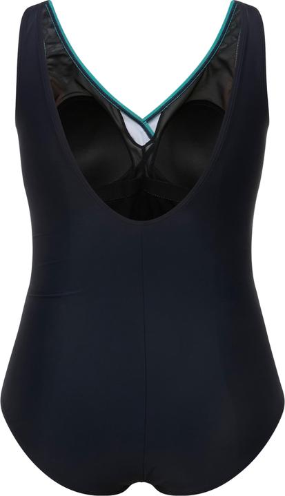 Image du produit Ulla Popken Maillot de bain à dégradé de couleurs, drapé et bonnets souples. Matière recyclée (58)