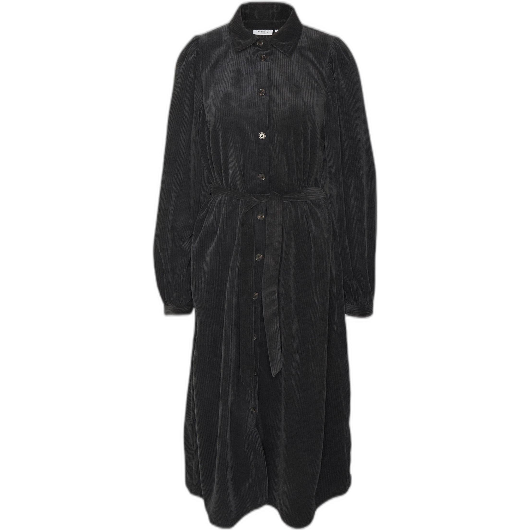 Moss copenhagen, Damen, Kleider, langes kleid, damen ilivia jeppi, Schwarz, (XS)