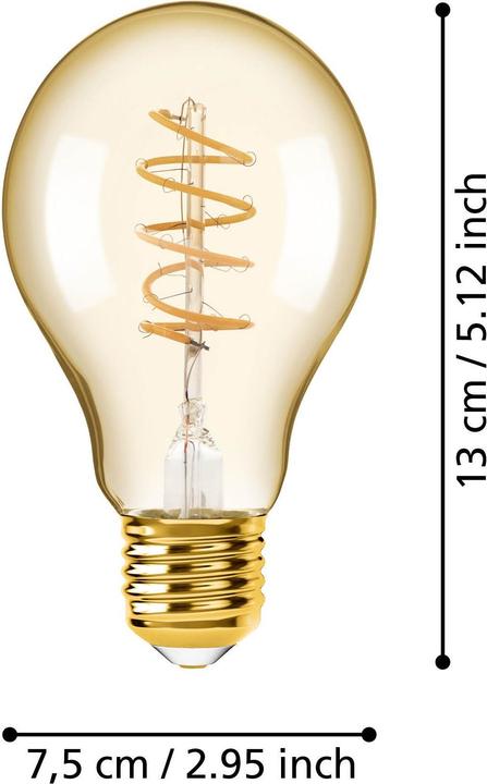 Produktbild EGLO Vintage Spiral (E27, 4 W, 245 lm, 1 x, F)