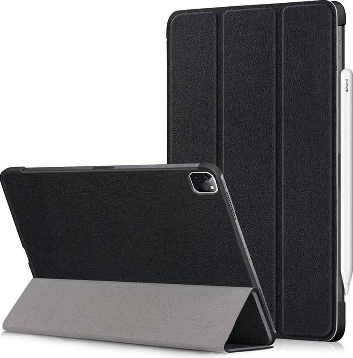 Deltalabs iPad Air 11"/10.9" 2025/2022 Leder Tasche Smart Cover Hülle, Schwarz (iPad Air 11 2024 (M2))